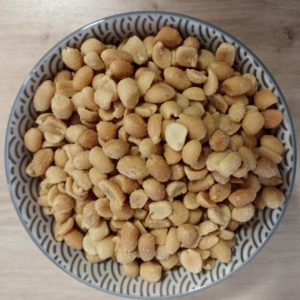 cacahuètes grillées salées